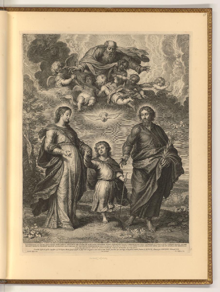 Gaspar de Crayer; Gerard Seghers, Heilige Familie mit Trinität, Inv. Nr.: Holland nach Sektione…