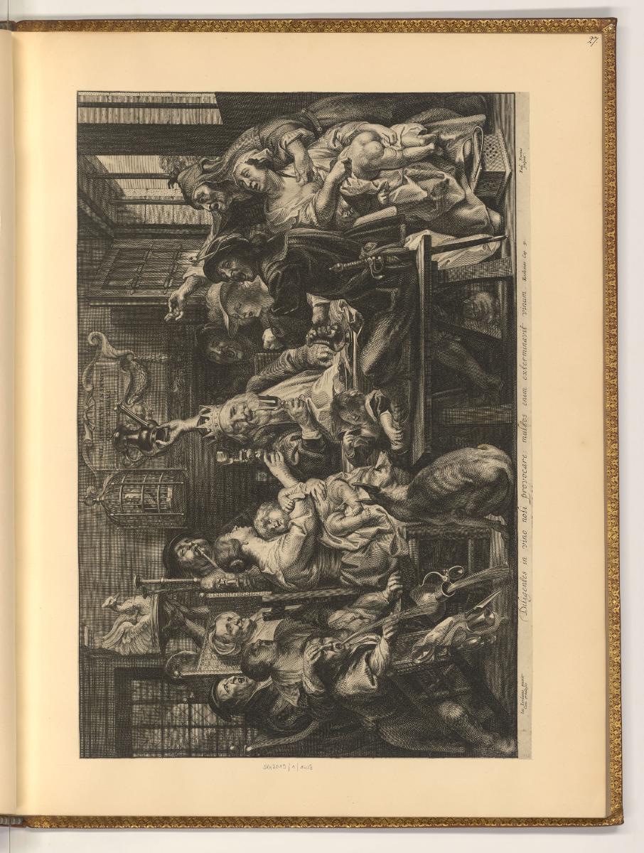 Jacques Jordaens, Das Bohnenfest, der König trinkt, Inv. Nr.: Holland nach Sektionen II/29, H/I…