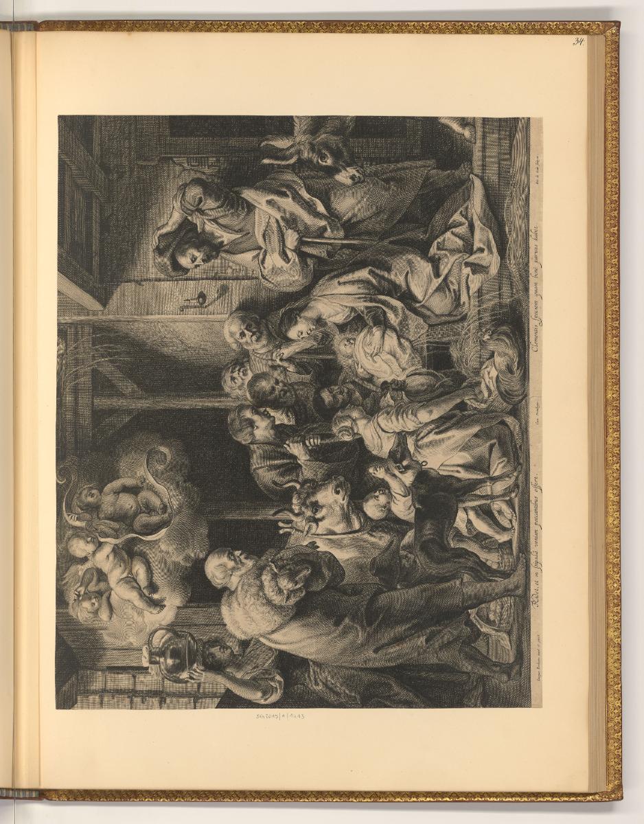 Jacques Jordaens, Anbetung der Hirten, Inv. Nr.: Holland nach Sektionen II/29, H/II/29/34