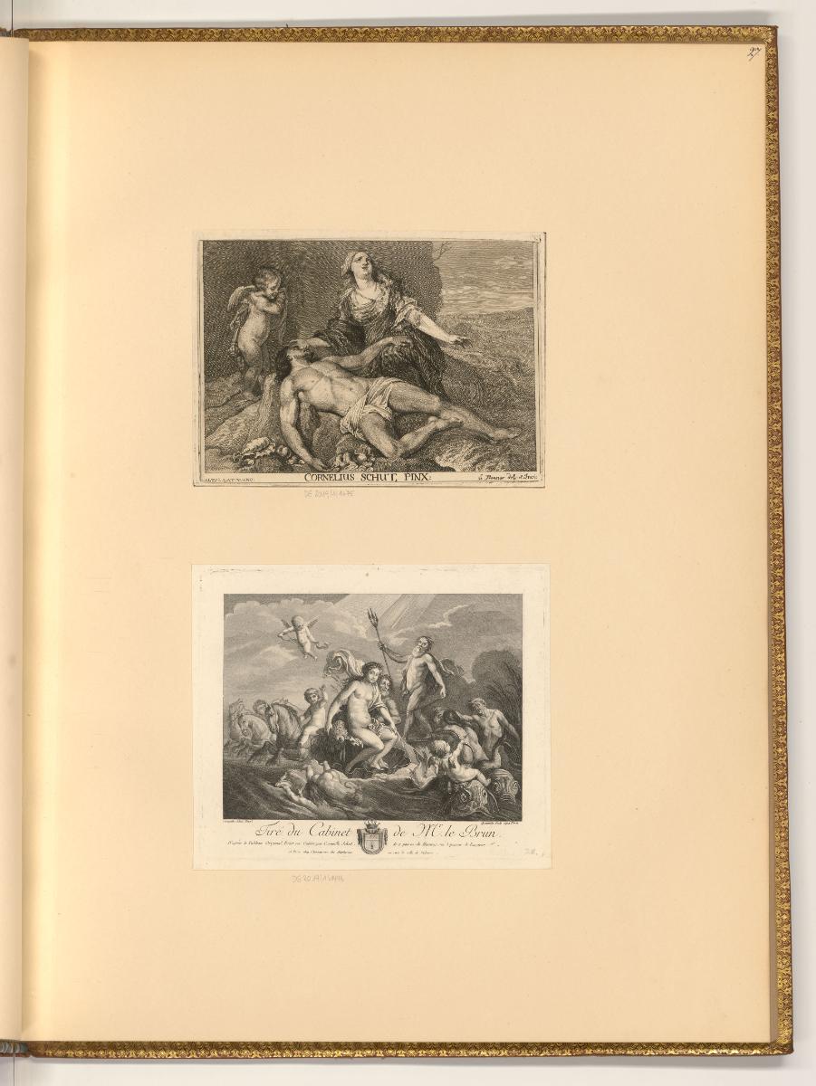 Corneille Schut., Hero und Leander; Triumph der Galatea, Inv. Nr.: Holland nach Sektionen II/30…