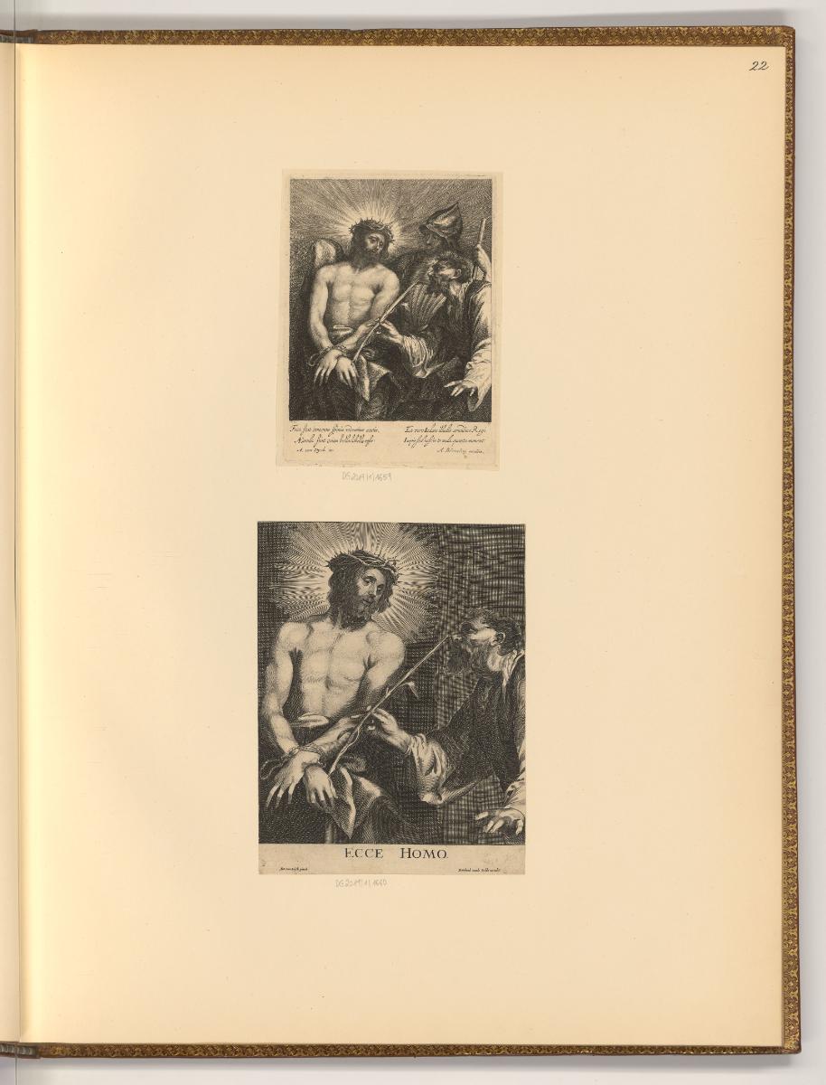 Antoine van Dyck Vol. II. Pièces par différens graveurs du XVIIe. Siecle, Verspottung Christi, …