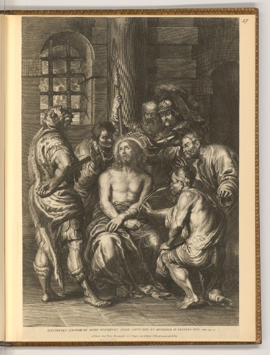 Antoine van Dyck Vol. II. Pièces par différens graveurs du XVIIe. Siecle, Verspottung Christi, …