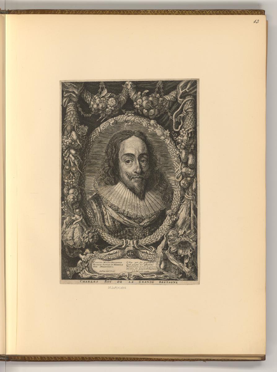 Antoine van Dyck, Vol. IV. Portraits par des graveurs du XVIIe. Siecle, Porträt Karl I., Inv. N…