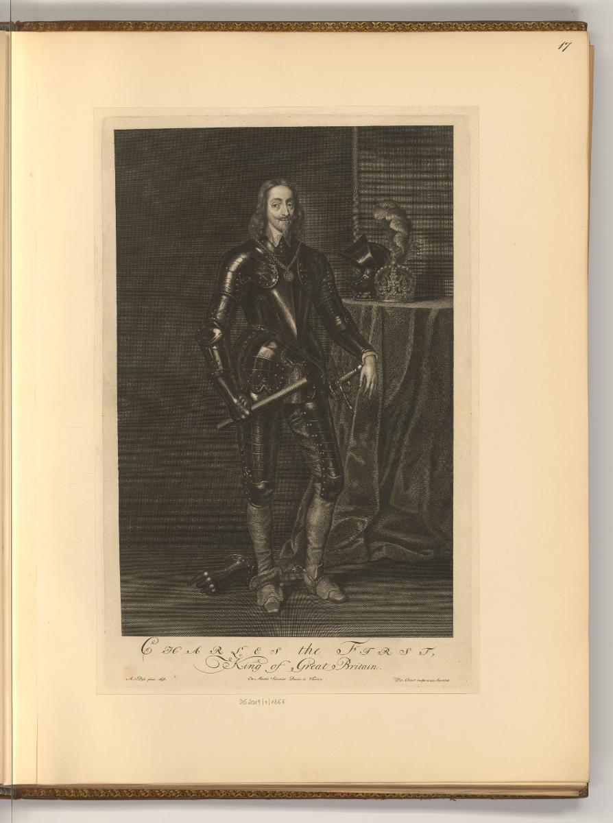 Antoine van Dyck, Vol. IV. Portraits par des graveurs du XVIIe. Siecle, Porträt Karl I., Inv. N…