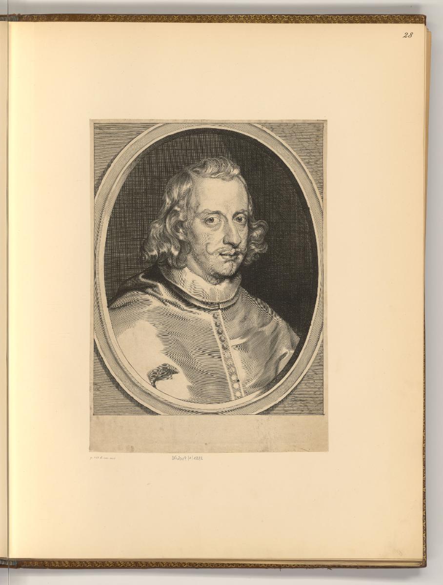 Antoine van Dyck, Vol. IV. Portraits par des graveurs du XVIIe. Siecle, Porträt Ferdinand von S…