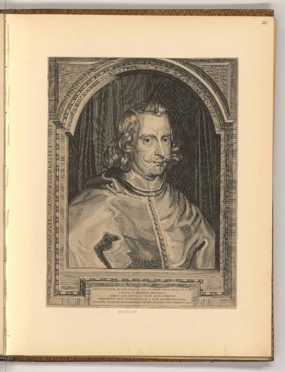Antoine van Dyck, Vol. IV. Portraits par des graveurs du XVIIe. Siecle, Porträt Ferdinand von S…