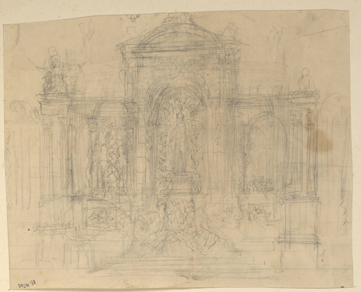 Architekturstudie, Rudolf Weyr