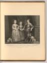 Antoine van Dyck Vol. VI., Portraits par des graveurs du XVIIIe. Siècle., Porträt der Kinder Ka…