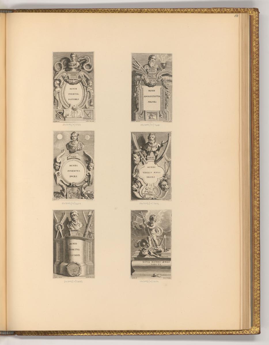 Jean van Hoecke. Erasme Quellinus., Titelkartuschen, Nova Mundi  (Buchillustration), Inv. Nr.: …