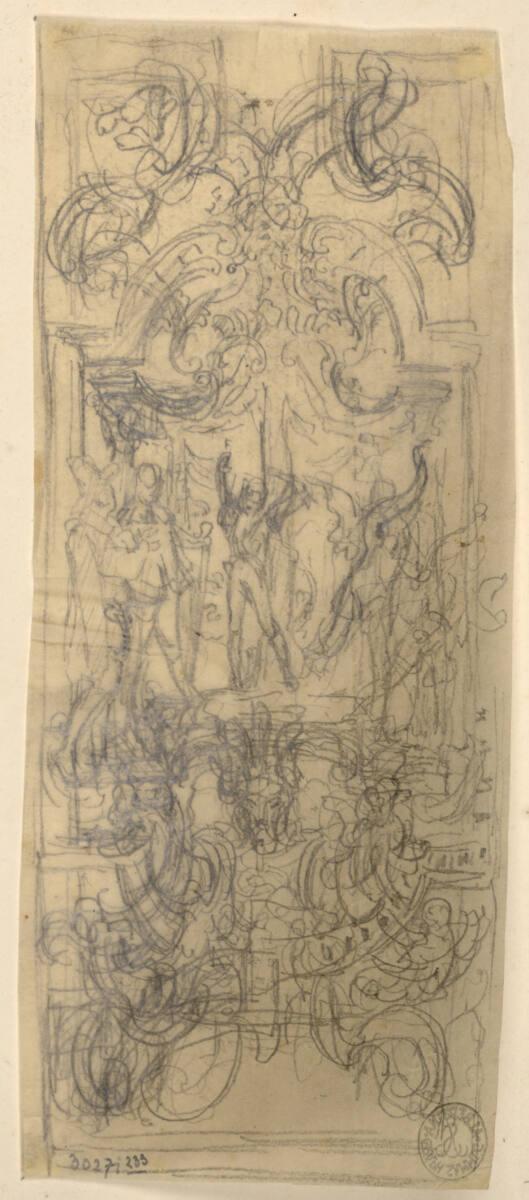 Rudolf Weyr, Architekturstudie, Inv. Nr.: 30271/233