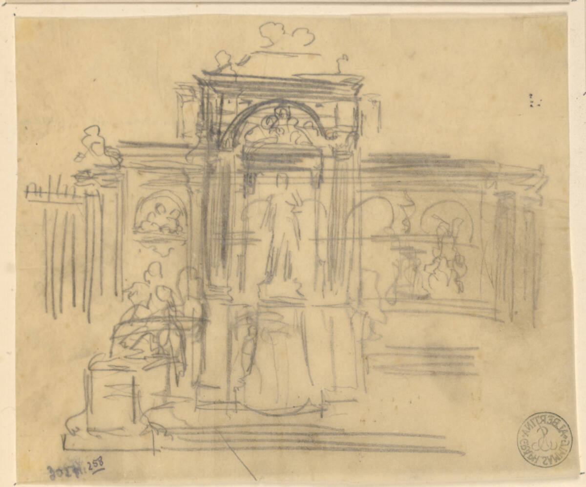 Architekturstudie, Rudolf Weyr