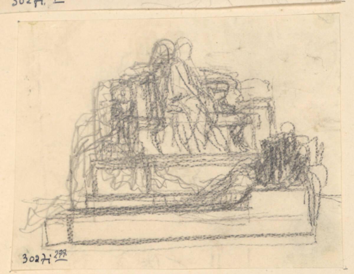 Rudolf Weyr, Architekturstudie, Inv. Nr.: 30271/277