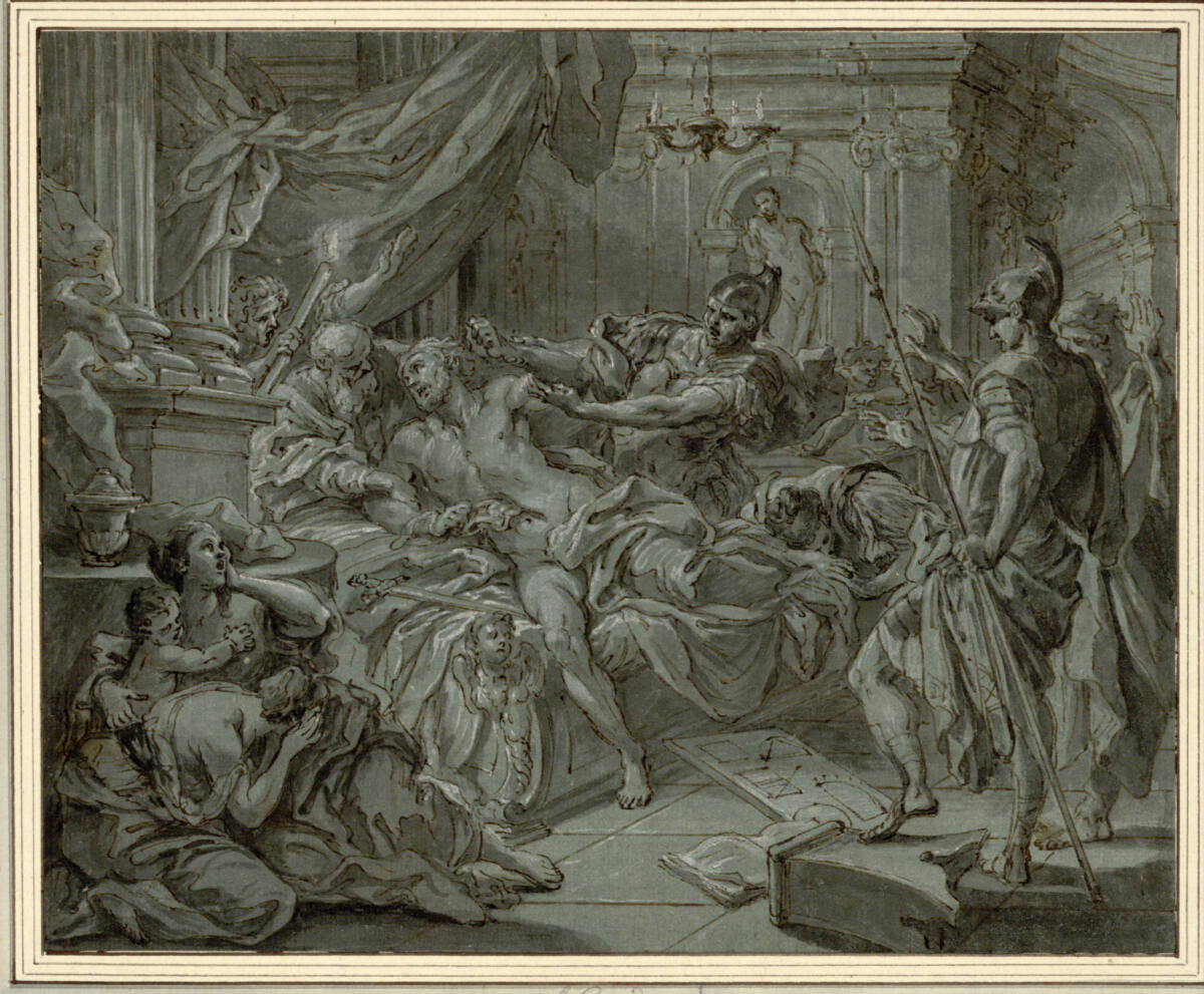 Der Tod des Cato, Sebastiano Conca