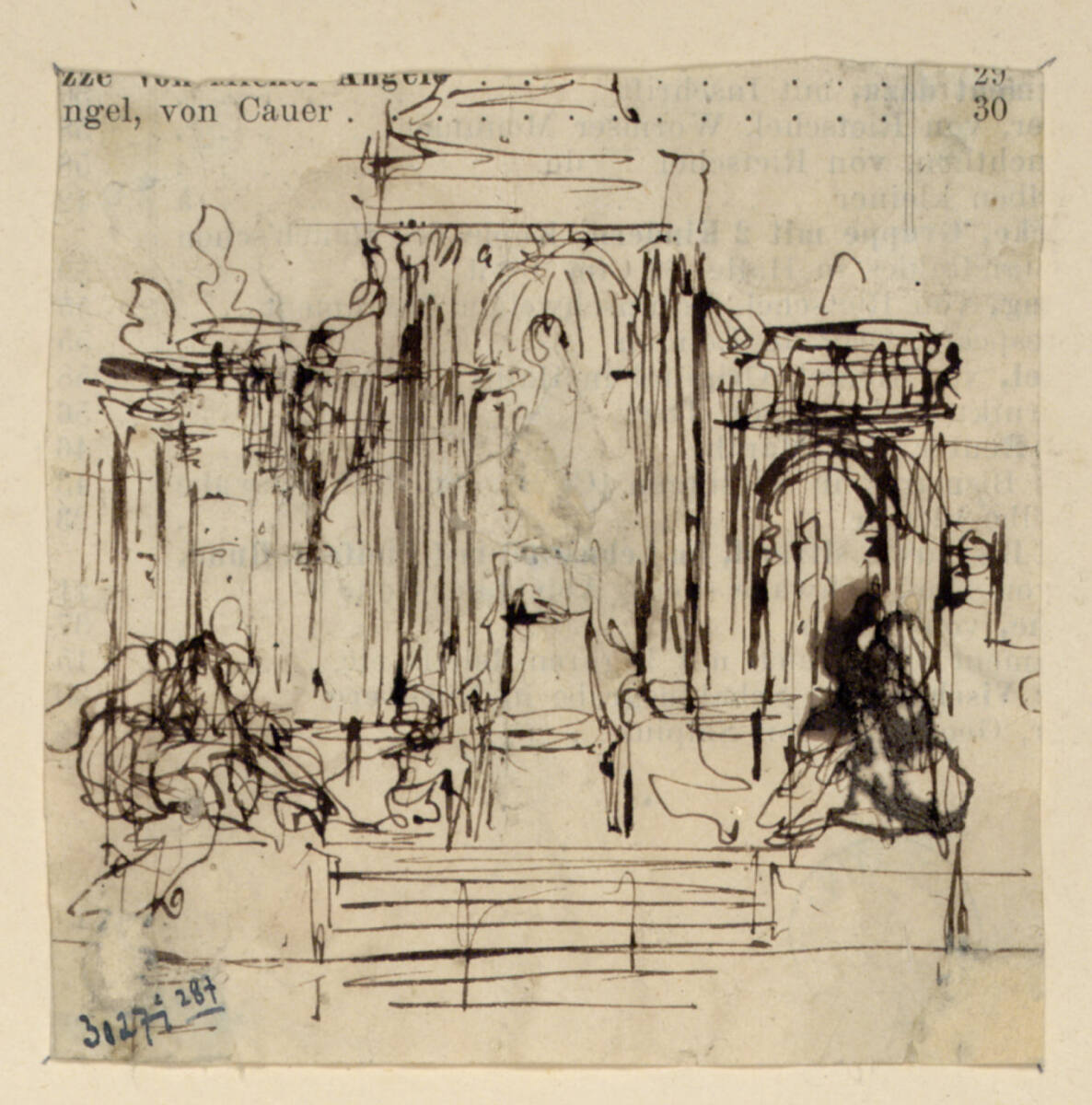 Architekturstudie, Rudolf Weyr