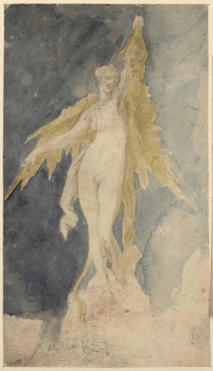 Rudolf Weyr, Entwurf für eine Statue, Inv. Nr.: 30271/315r