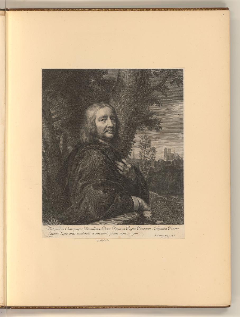 Philippe et Jean de Champagne, Porträt Philippus de Champaigne Bruxellensis Pictor Regius, Inv.…