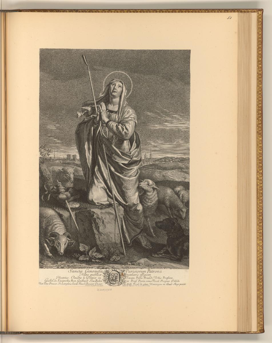 Philippe et Jean de Champagne, Hl. Genoveva, Inv. Nr.: Holland nach Sektionen II/43, H/II/43/51