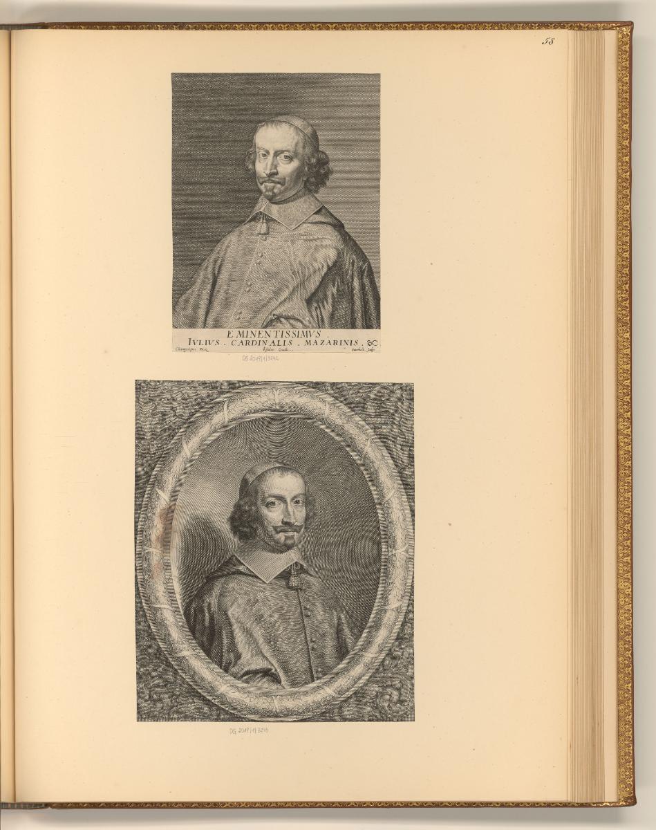 Philippe et Jean de Champagne, Porträts Iulius Cardinalis Mazarinis, Inv. Nr.: Holland nach Sek…