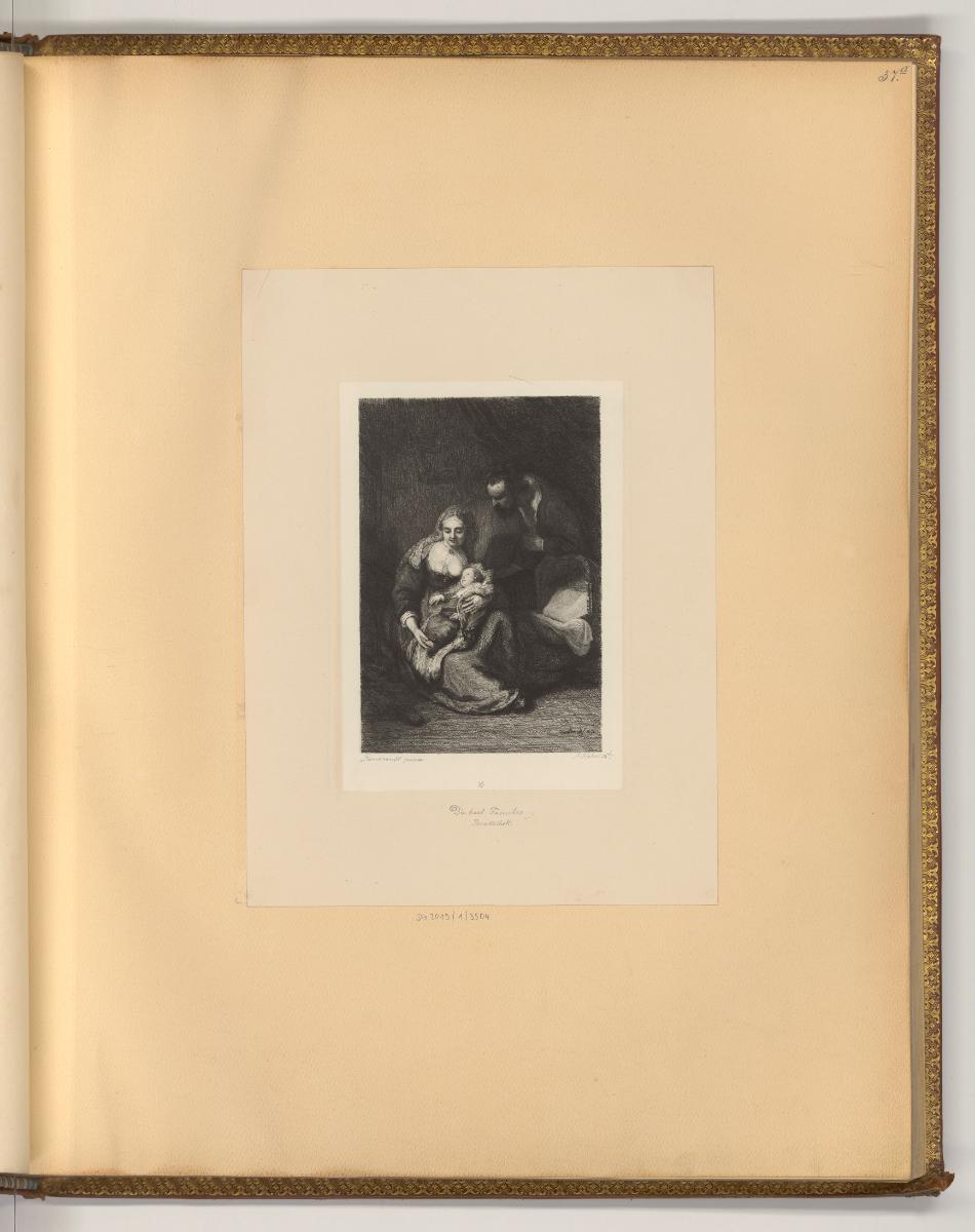 Rembrandt. Piéces gravées par différens maitres sur les dessins et les tableaux de Rembrandt. V…