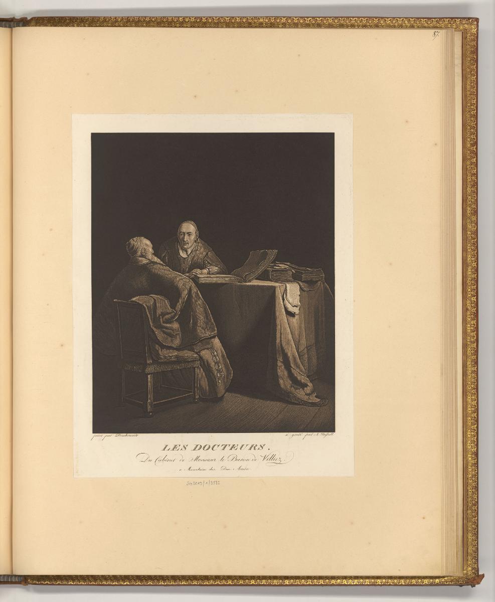 Rembrandt. Piéces gravées par différens maitres sur les dessins et les tableaux de Rembrandt. V…