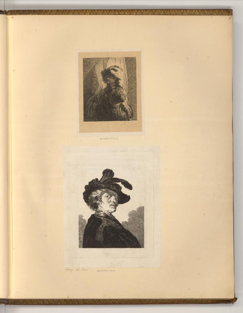 Rembrandt. Piéces gravées par différens maitres sur les dessins et les tableaux de Rembrandt. V…