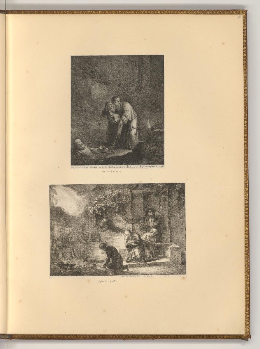 Rembrandt, Piéces gravéespar différens maitres sur les dessins et les tableaux de Rembrandt, Sa…