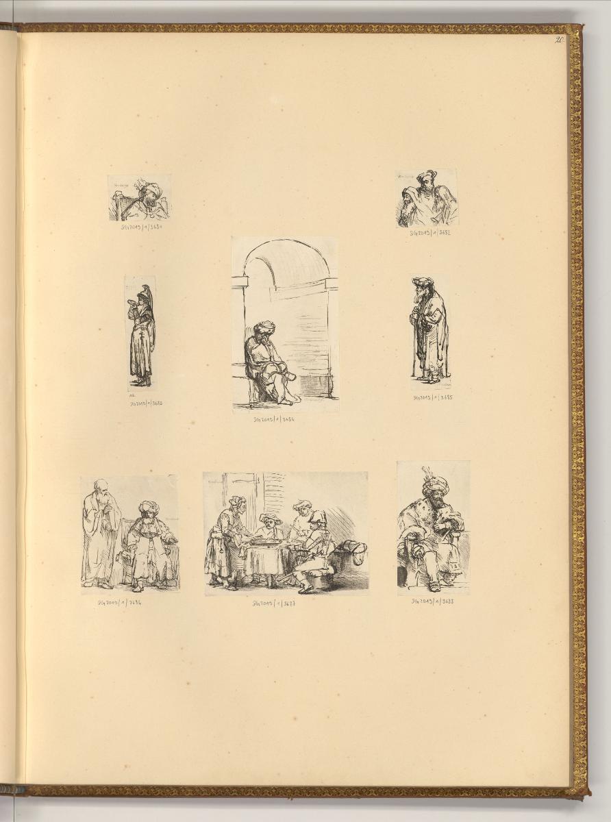 Rembrandt, Piéces gravéespar différens maitres sur les dessins et les tableaux de Rembrandt, Di…