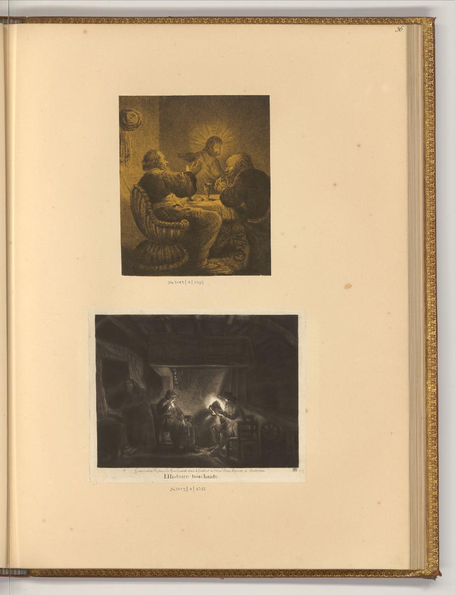 Rembrandt, Piéces gravéespar différens maitres sur les dessins et les tableaux de Rembrandt, Ab…