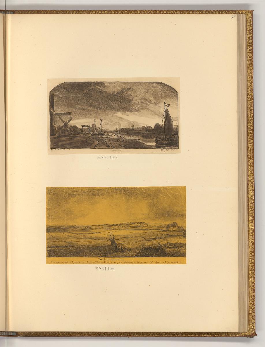 Rembrandt, Piéces gravéespar différens maitres sur les dessins et les tableaux de Rembrandt, La…