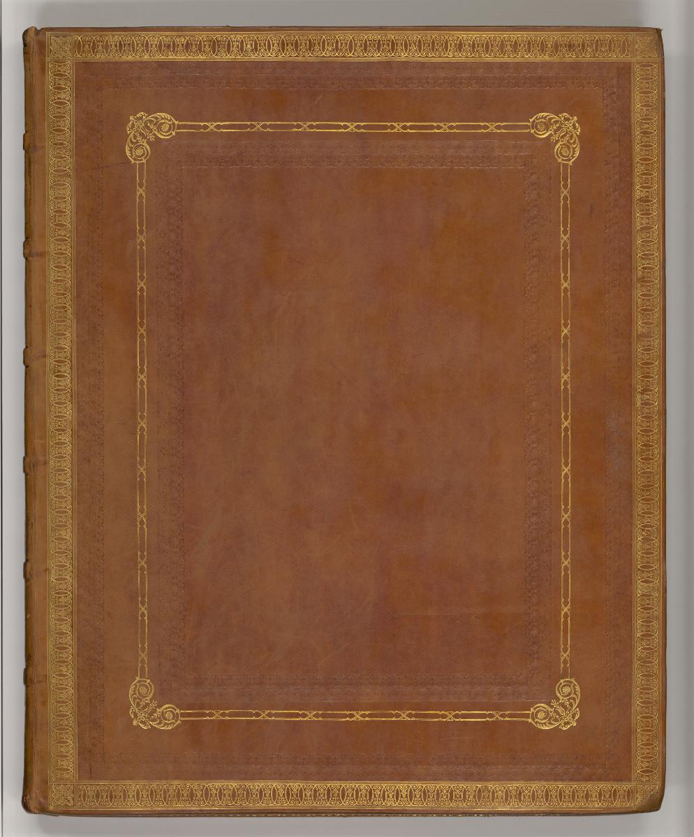 Rembrandt Piéces gravées en manière noire. Vol. III., Deckel vorne, Inv. Nr.: Holland nach Sekt…