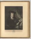 Rembrandt Piéces gravées en manière noire. Vol. III., Junger Mann mit Kappe, Kollane und Schrif…