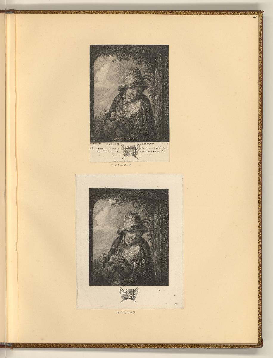 Adrian et Isaak van Ostade, Der holländische Leierspieler, Inv. Nr.: Holland nach Sektionen II/…