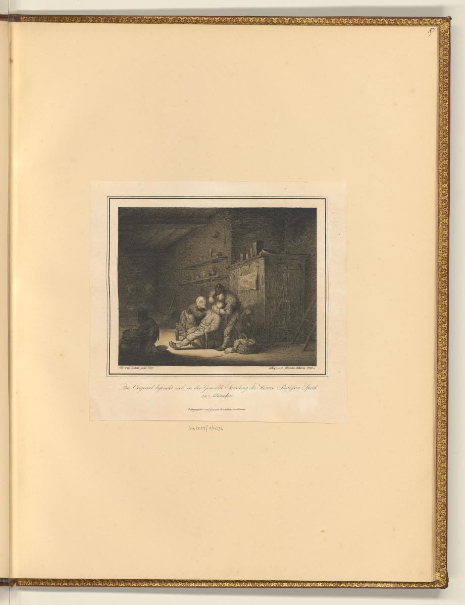 Adrian et Isaak van Ostade, Der Dorfzahnarzt, Inv. Nr.: Holland nach Sektionen II/49, H/II/49/8…