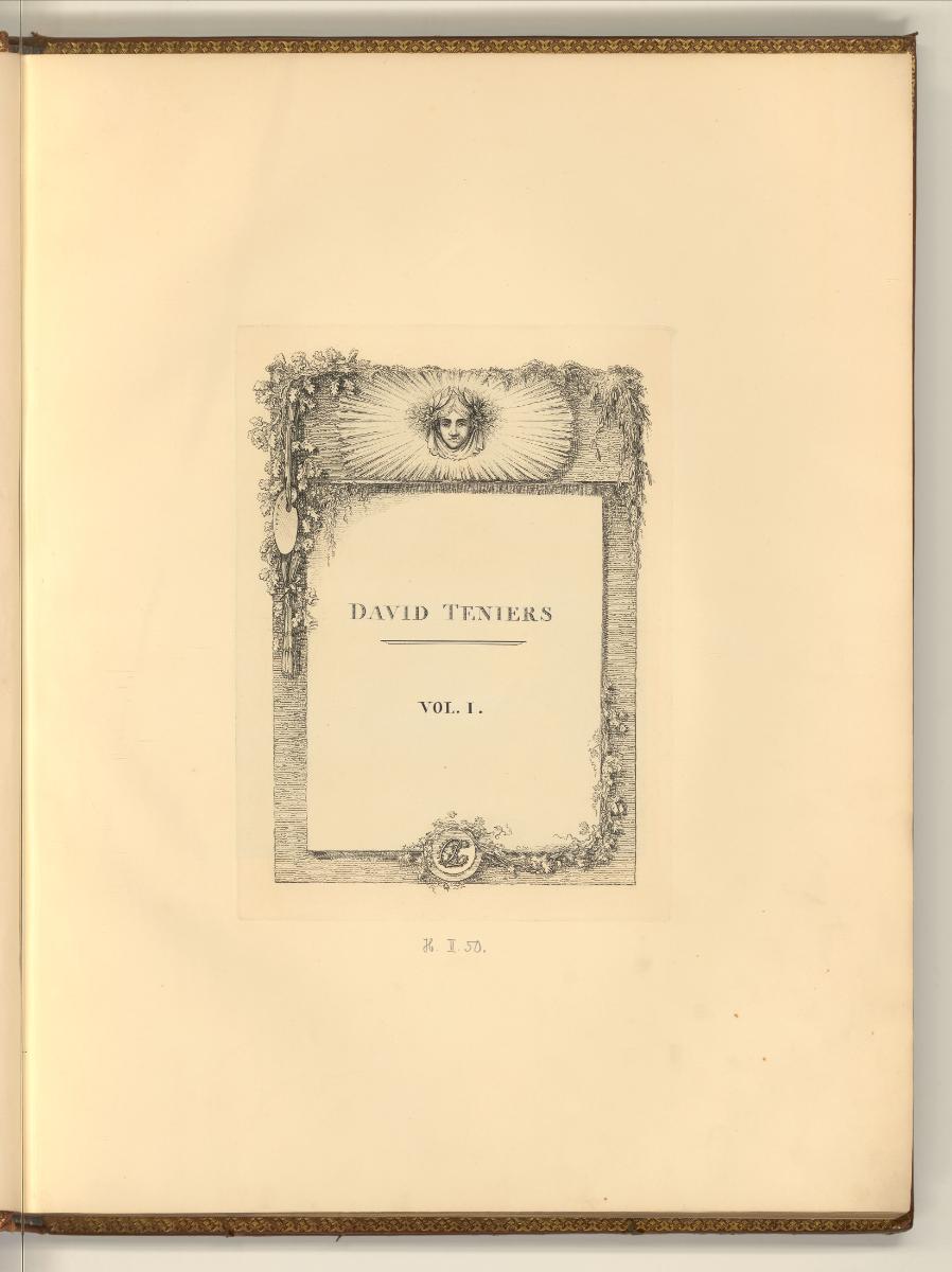 David Teniers. Vol. I., David Teniers. Vol. I., Inv. Nr.: Holland nach Sektionen II/50, H/II/50…