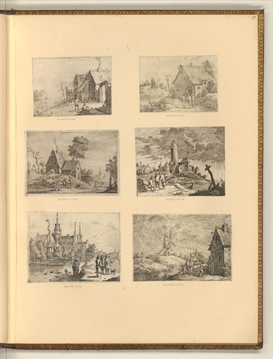 David Teniers. Vol. I., Landschaften und Dörfer, Inv. Nr.: Holland nach Sektionen II/50, H/II/5…