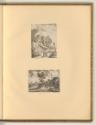 David Teniers. Vol. I., Zwei Männer am Wegrand; Landschaft mit Bauernhaus, Inv. Nr.: Holland na…
