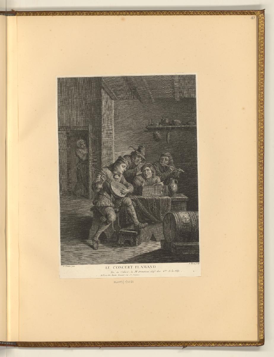 David Teniers. Vol. I., Flämisches Konzert, Inv. Nr.: Holland nach Sektionen II/50, H/II/50/43