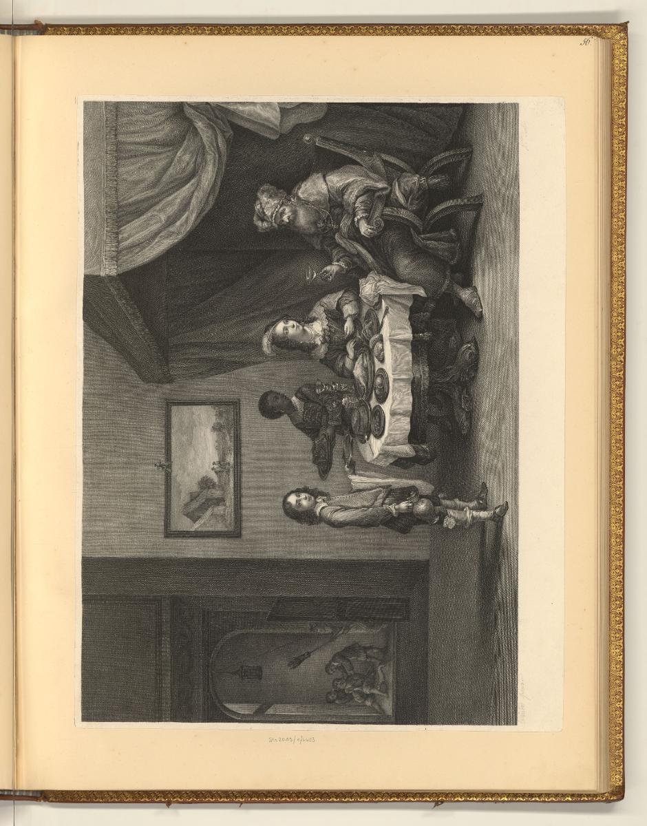 David Teniers. Vol. I., Reicher Mann und armer Lazarus: Das Gastmahl, Inv. Nr.: Holland nach Se…