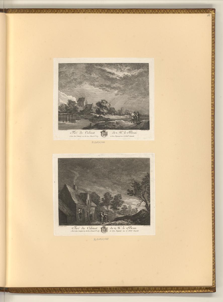 David Teniers Vol. II., Flämische Landschaften in Abendstimmung, Inv. Nr.: Holland nach Sektion…