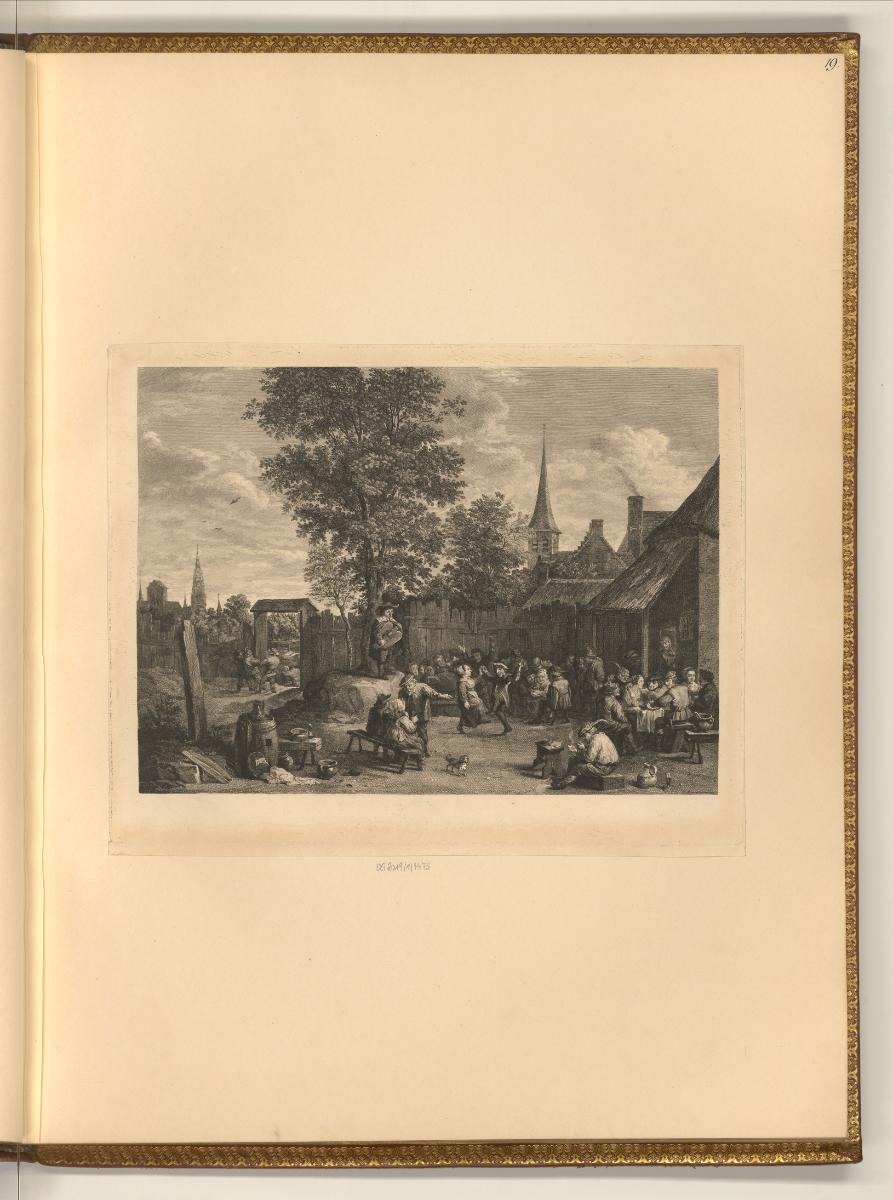 David Teniers Vol. II., Ländliches Fest in Antwerpen, Inv. Nr.: Holland nach Sektionen II/51, H…