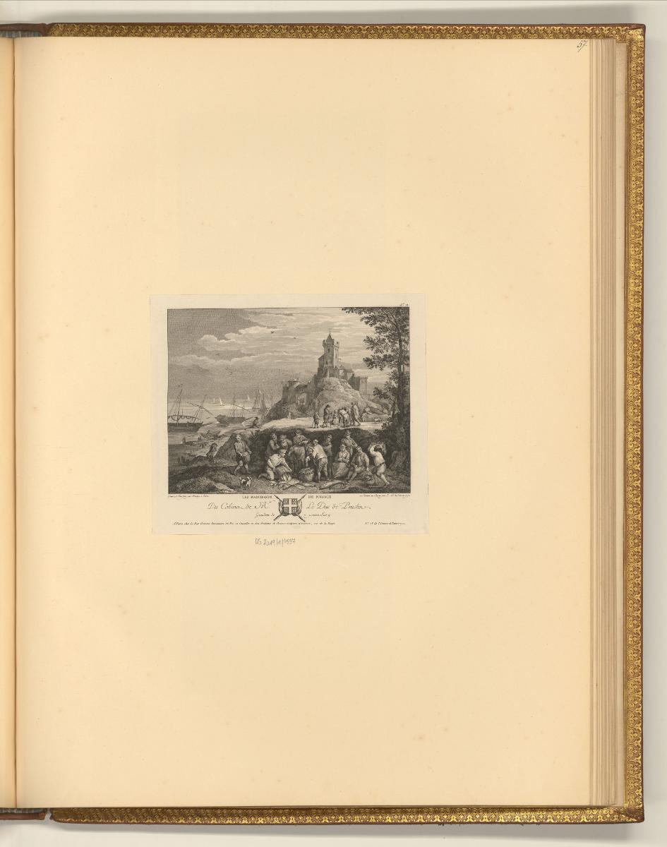David Teniers Vol. II., Die Fischverkäufer, Inv. Nr.: Holland nach Sektionen II/51, H/II/51/57