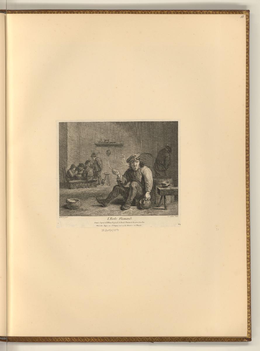 David Teniers Vol. III, L'Ecole Flamand, Inv. Nr.: Holland nach Sektionen II/52, H/II/52/16