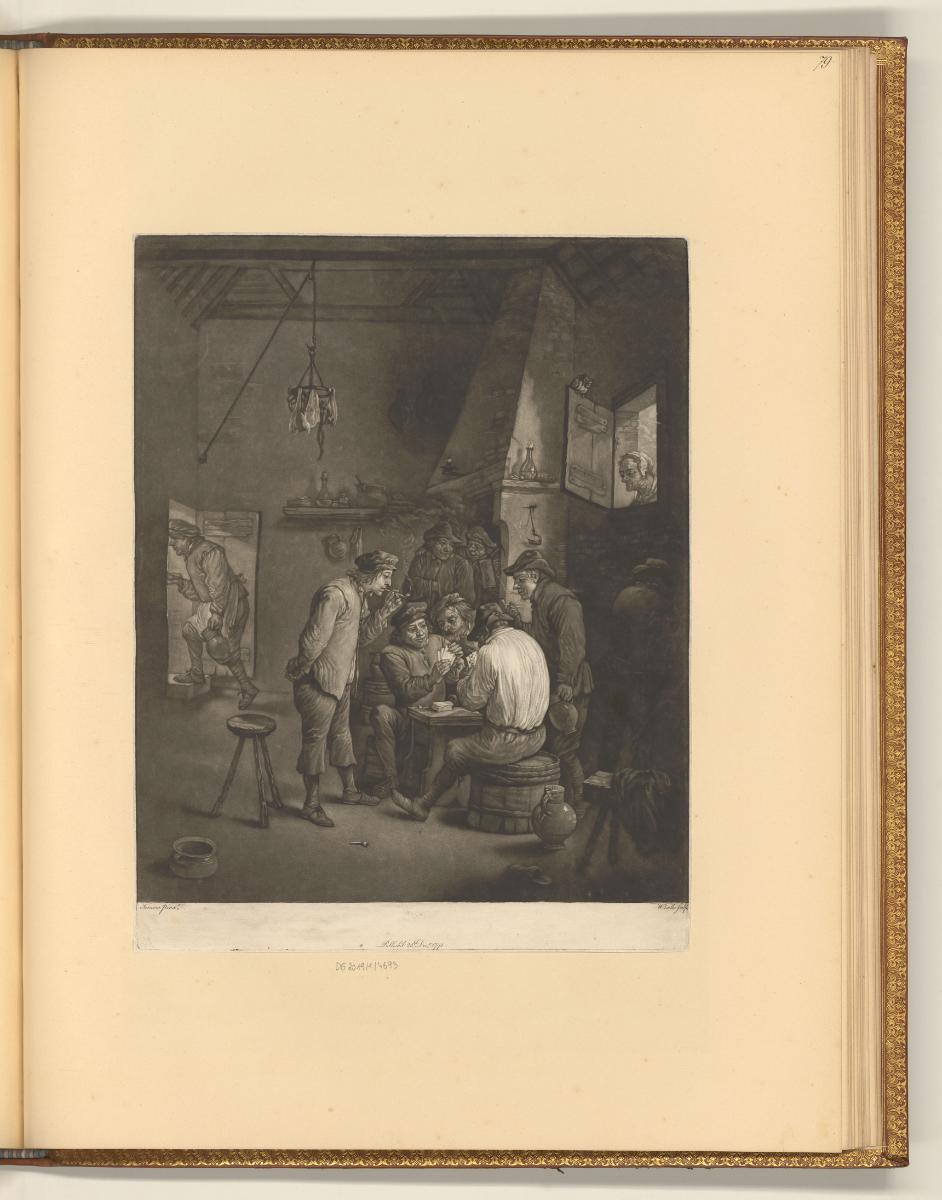 David Teniers Vol. III, Kartenspieler in einer Stube, Inv. Nr.: Holland nach Sektionen II/52, H…