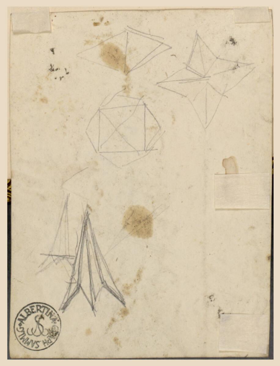 Rudolf Weyr, Skizzenblatt, Inv. Nr.: 30272/93v