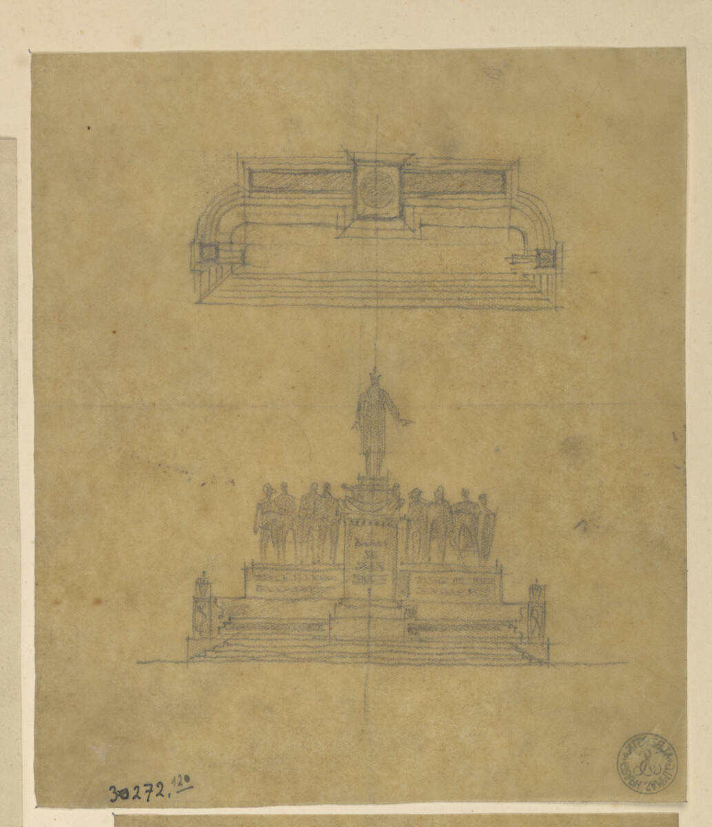 Skizzenblatt, Rudolf Weyr