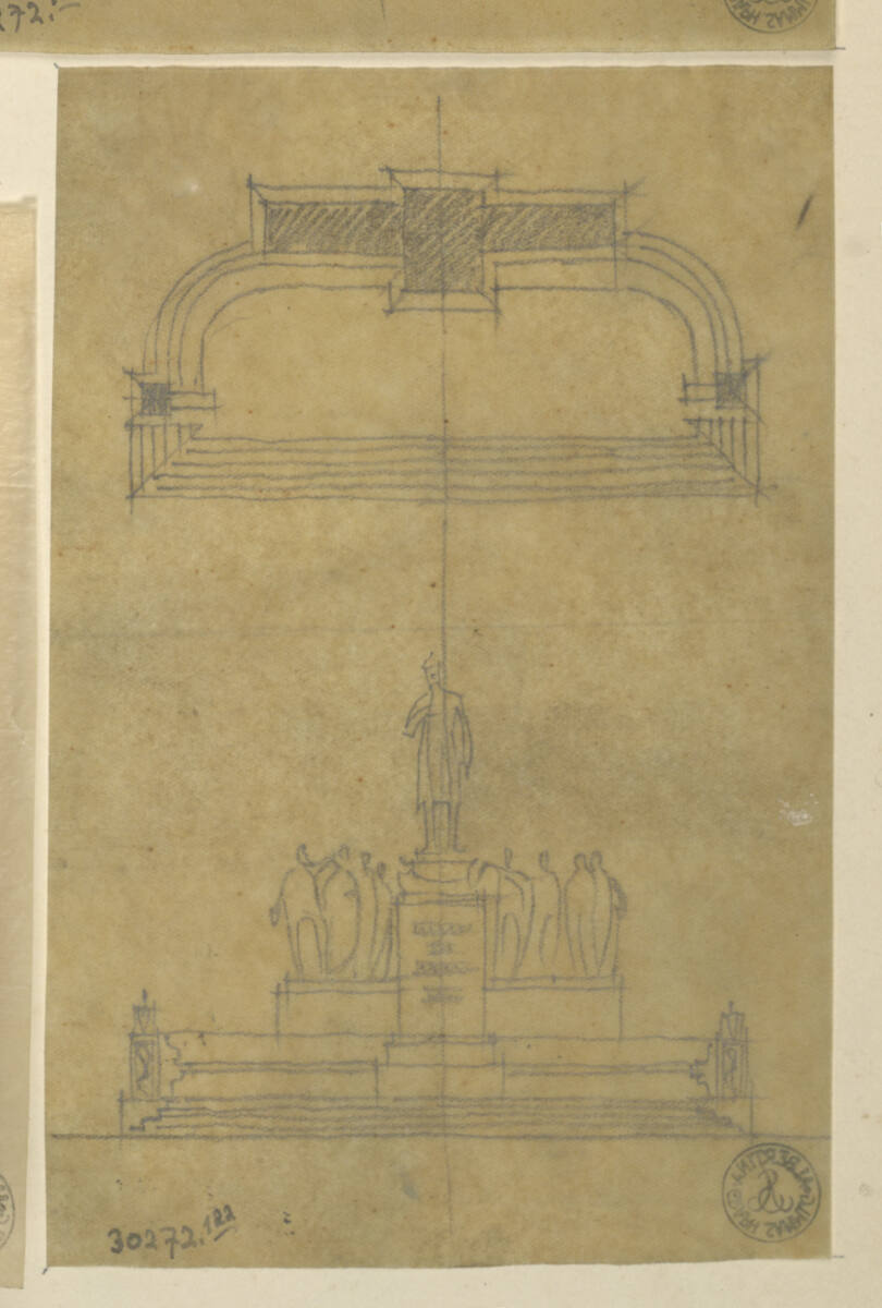 Skizzenblatt, Rudolf Weyr