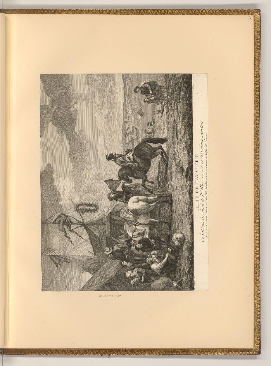 Philippe Wouwermans Vol. I., Das Zeltlager, Inv. Nr.: Holland nach Sektionen II/57, H/II/57/21