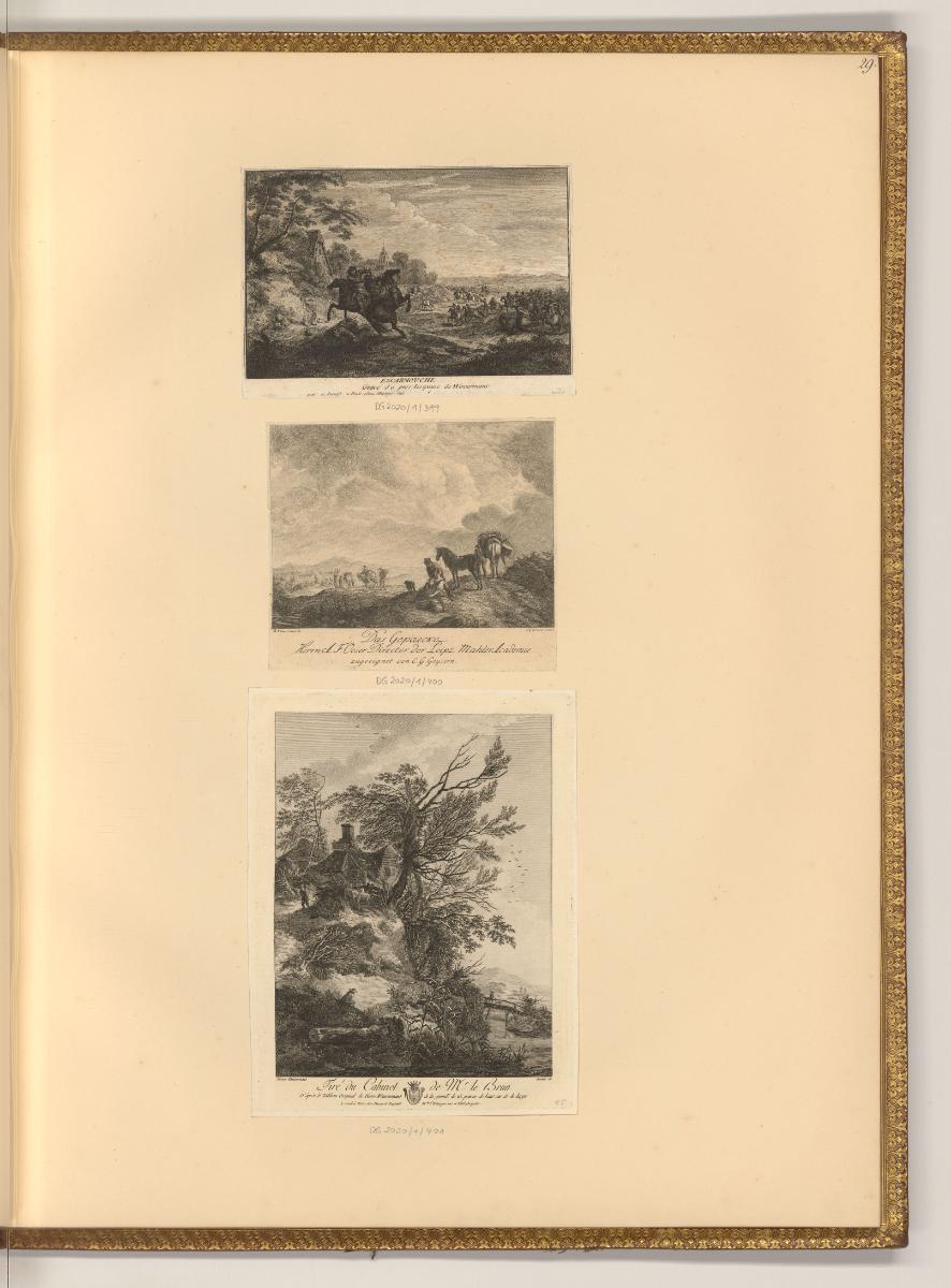 Philippe Wouwermans Vol. I., Landschaften, Inv. Nr.: Holland nach Sektionen II/57, H/II/57/29