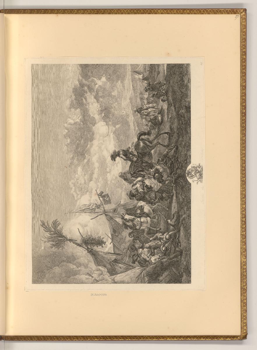 Philippe Wouwermans Vol. III., Delassement de troupes, Inv. Nr.: Holland nach Sektionen II/59, …