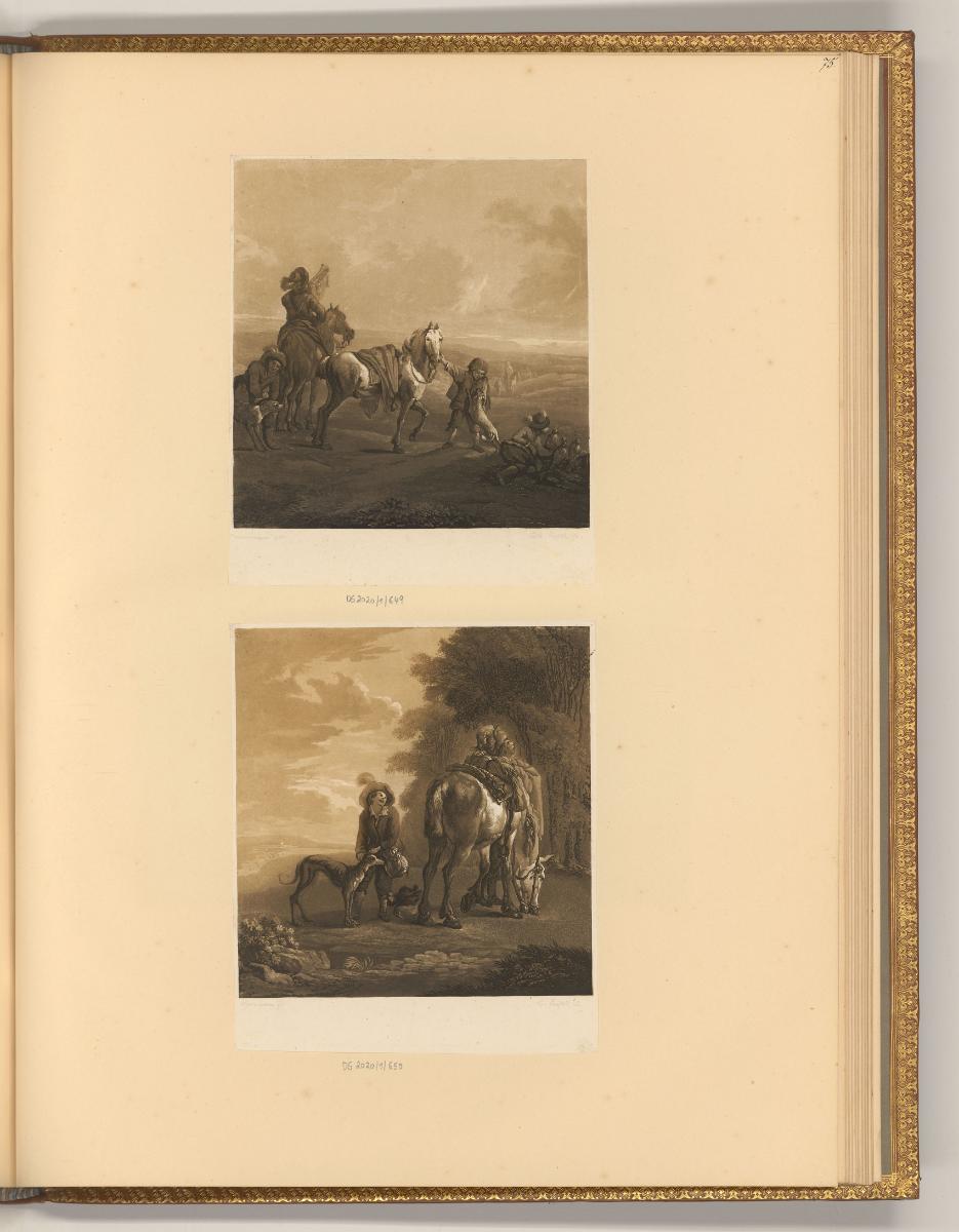 Philippe Wouwermans Vol. III., Hawking, Inv. Nr.: Holland nach Sektionen II/59, H/II/59/75
